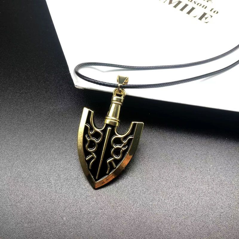 Anime Pendant Necklace - ジョジョの奇妙な冒険 スタンドアローネックレス ストーンシー ゴールデンアローペンダント 誕生日プレゼント アニメパーティー記念品