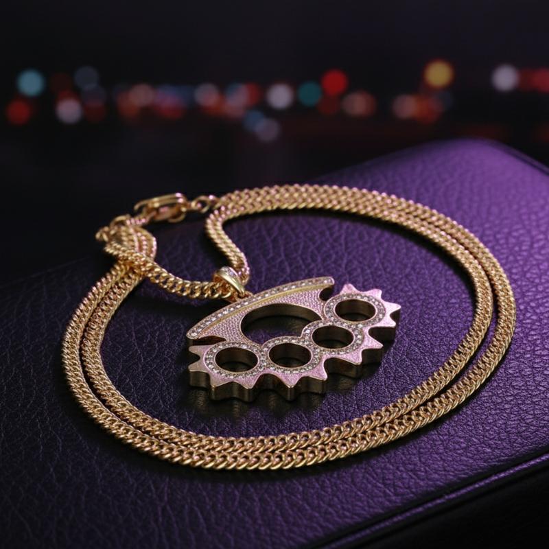 Layered Pendant Necklace Aesthetic - Y2K パンクステンレススチールペンダントネックレス女性用 90 年代レトロ美的レイヤードチョーカートレンディな日常衣装アクセサリー