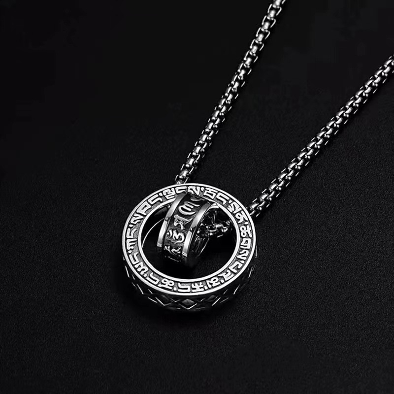 925 Sterling Silver Chain Necklace Men - 925 スターリングシルバーネックレスペンダントヴィンテージヒップホップスタイル女性男性結婚式婚約ジュエリーファッションクラシックギフトパーティー