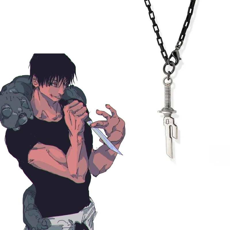 Anime Pendant Necklace - アニメ「呪術廻戦」伏黒甚爾コスプレネックレス「天逆槍」プロップペンダントユニセックスクリスマスプレゼント