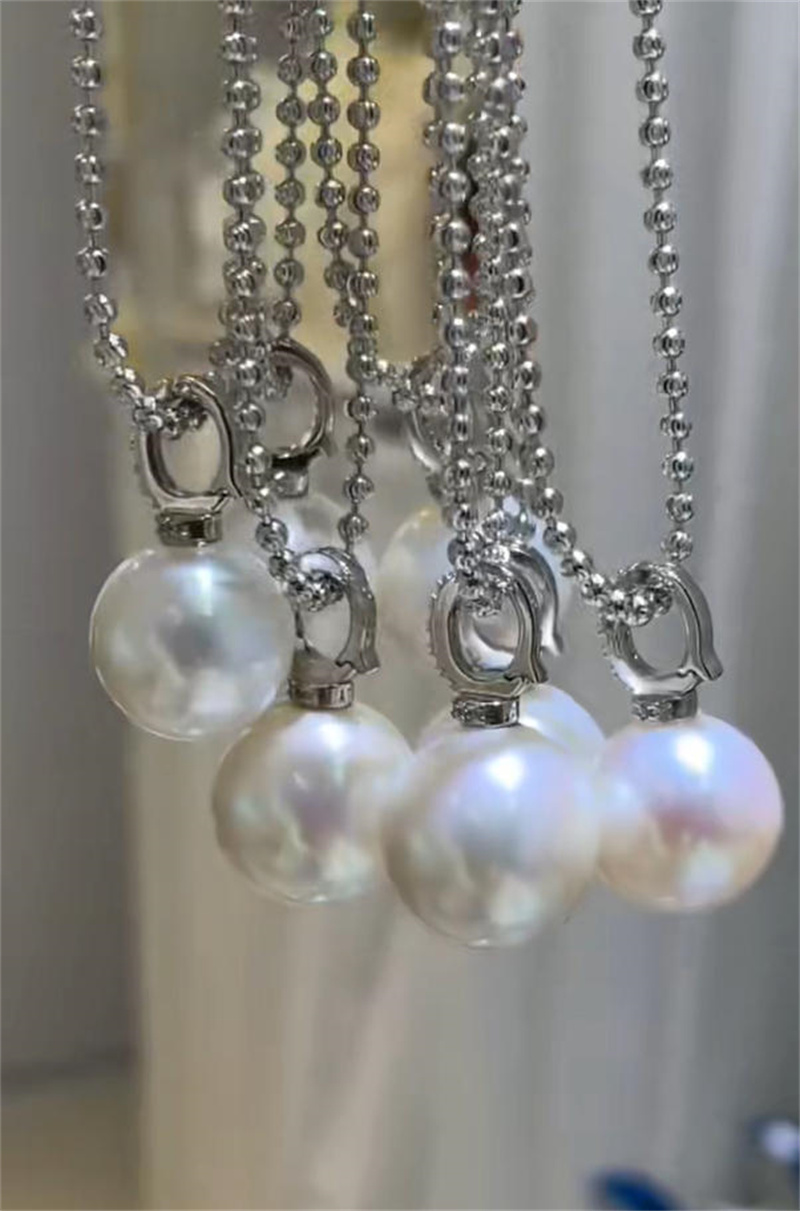 Pearl Choker Necklace Vintage - クラシックエレガントなナチュラルホワイトパールチョーカーネックレス女性男性結婚式宴会ネックレスエジソンビーズジュエリーパーティーギフト