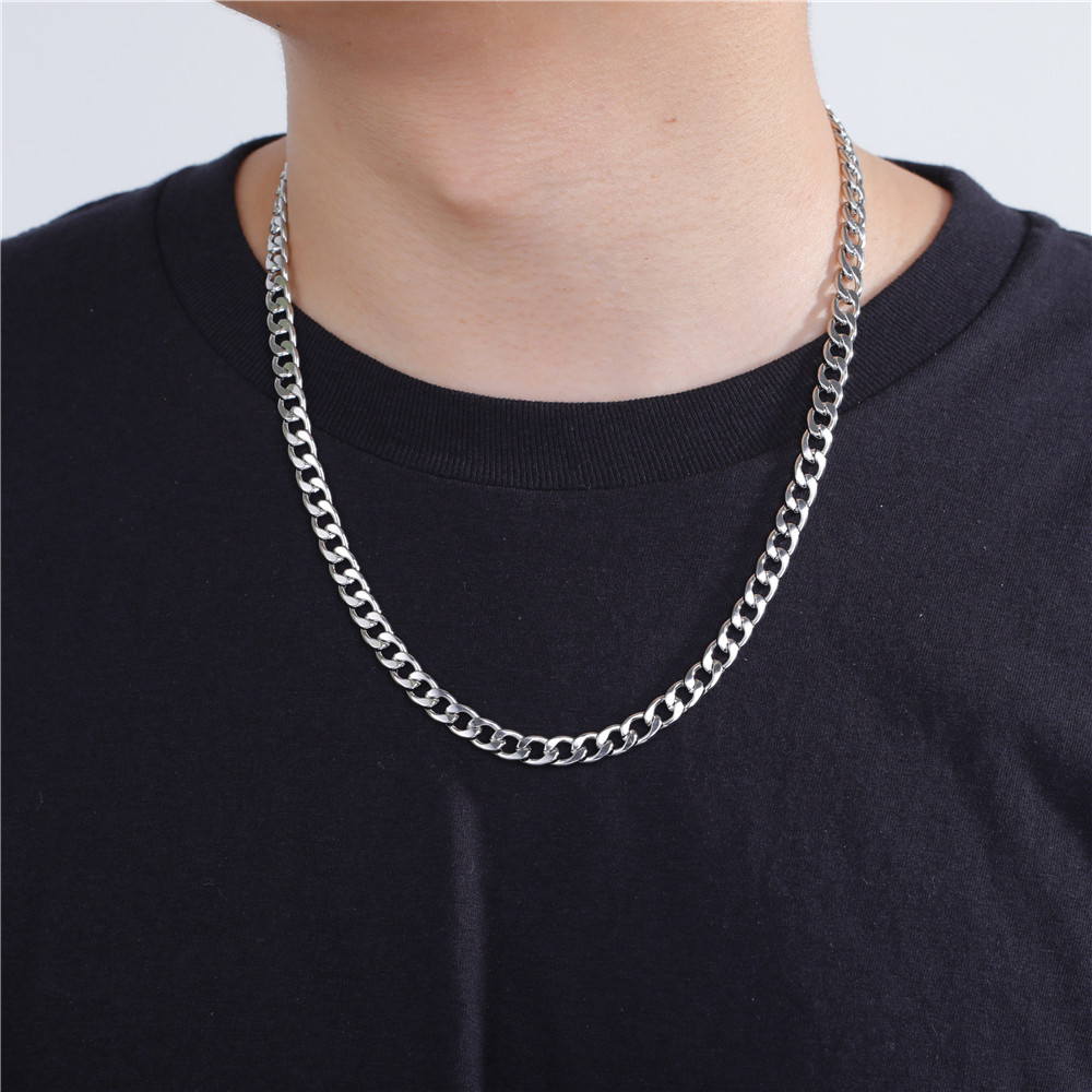 My Shape 男性用ステンレスネックレス,直径3〜10m - Cuban Link Chain 12Mm のレビューと価格
