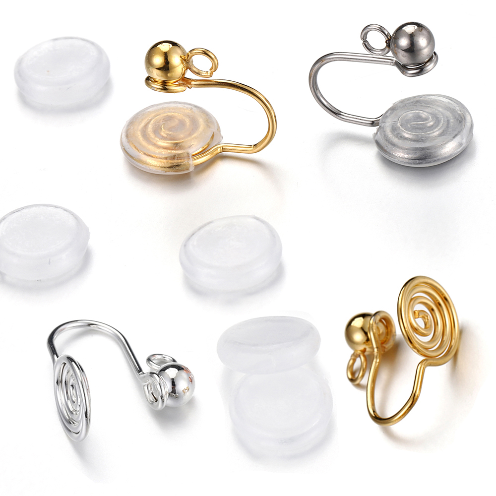 10個入り ステンレス製 イヤークリップ スパイラルイヤリン - Body Jewelry のレビューと価格
