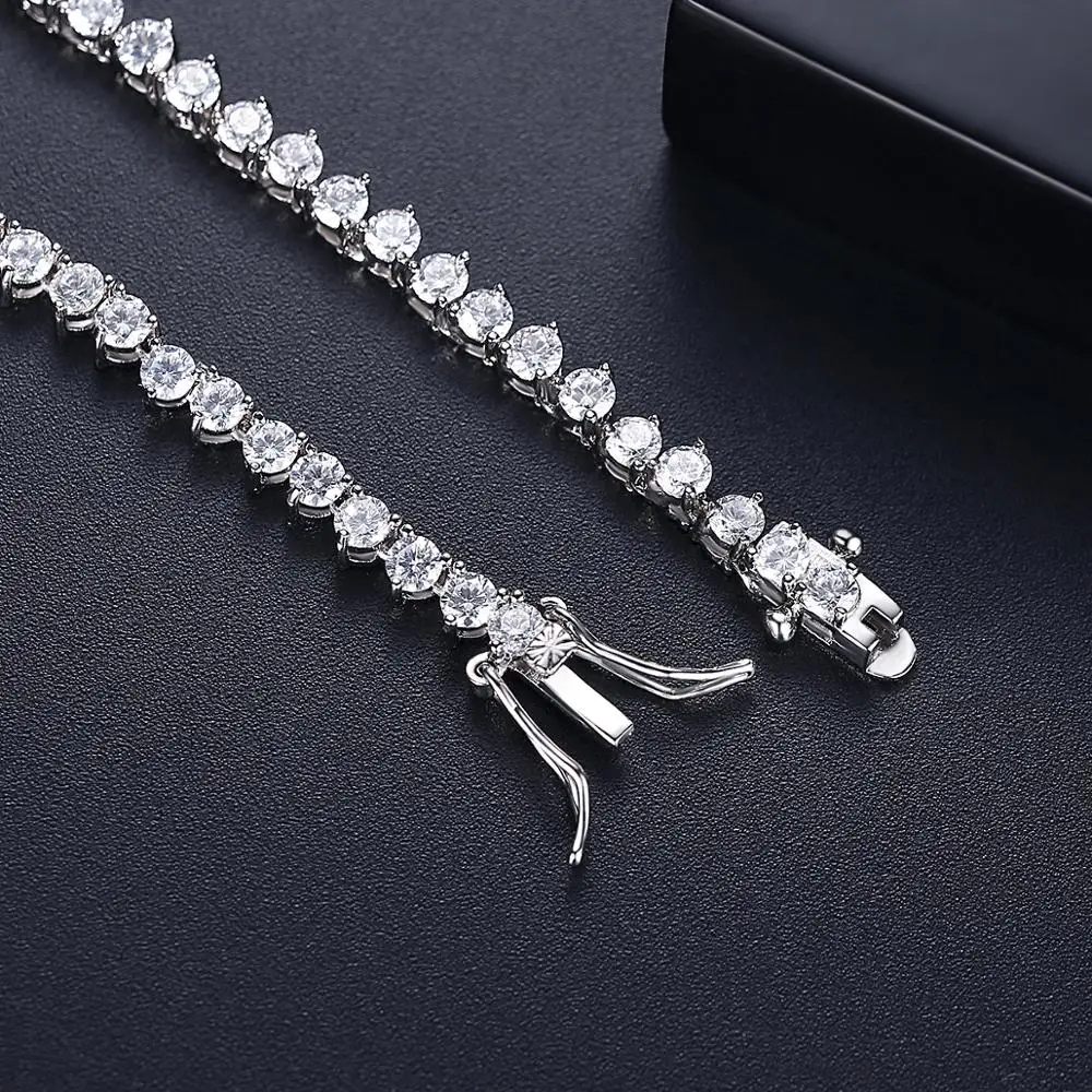 女性のための豪華なテニスネックレス,ラインストーン付きの高級 - Cross Pendant Necklace Gold のレビューと価格