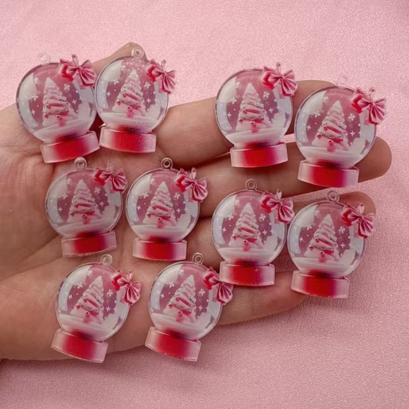 10個入り人気のヨーロッパとアメリカのアクリル製クリスマスス - Earrings のレビューと価格