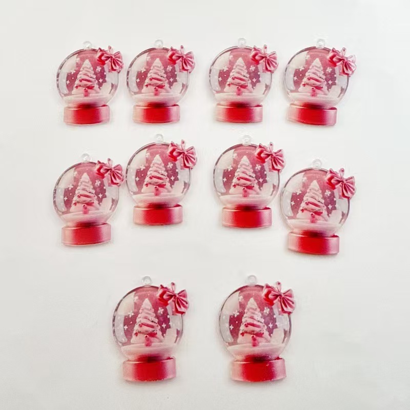 10個入り人気のヨーロッパとアメリカのアクリル製クリスマスス - Earrings のレビューと価格