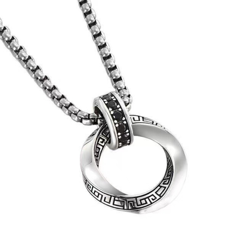 925 スターリングシルバーネックレスペンダントヒップホップ - 925 Sterling Silver Chain Necklace Men のレビューと価格