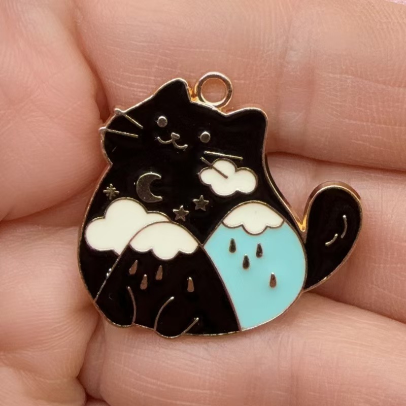 10 個蝶猫愛韓国版ジュエリーアクセサリードリップオイルペン - Earrings のレビューと価格