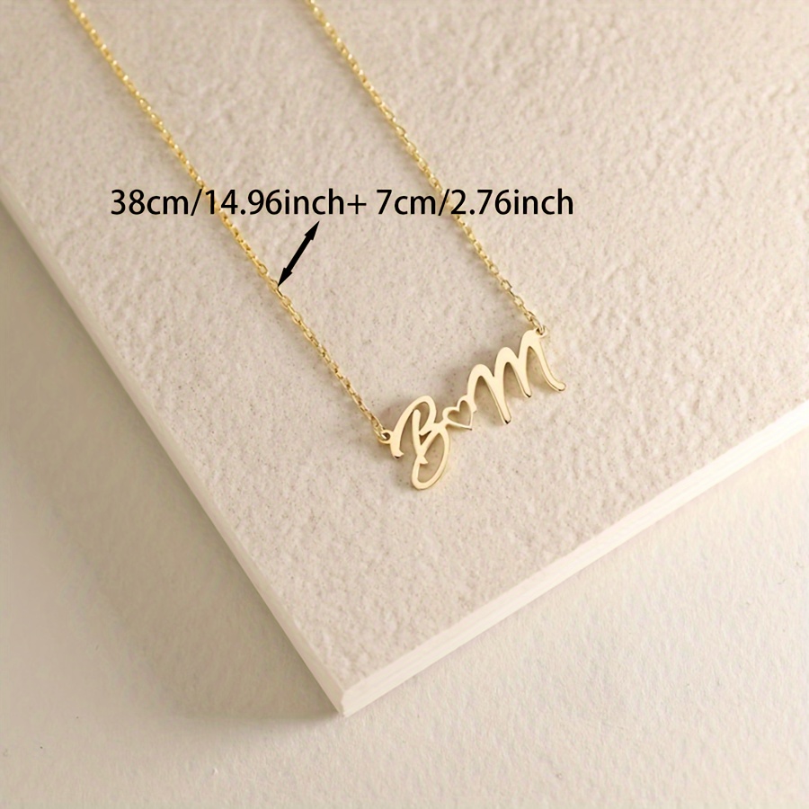 カスタムネームネックレス女性のための防水ステンレス鋼パーソナ - Custom Name Necklace Stainless Steel のレビューと価格