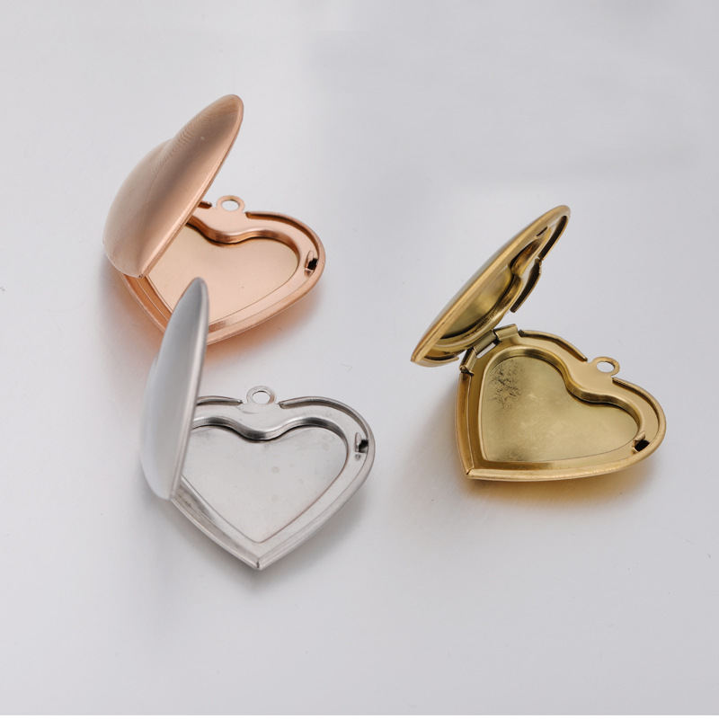 Fnixtar 10個入り ハート型フォトフレームキーチェー - Heart Locket Necklace Photo のレビューと価格