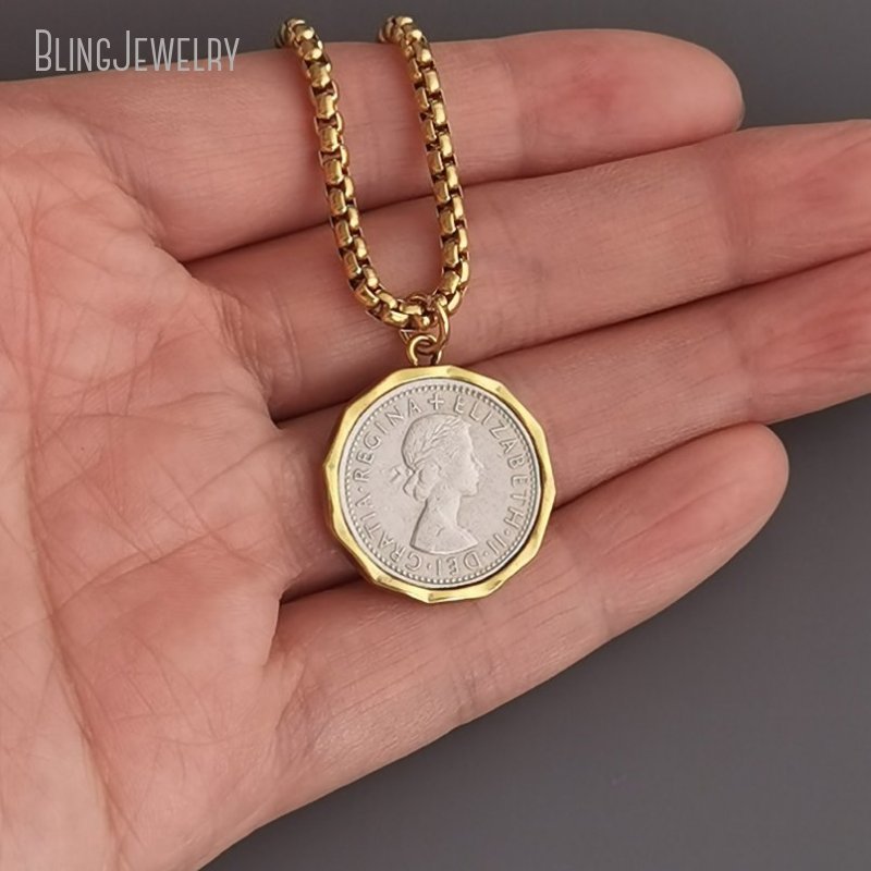 10 個防水ステンレス鋼ボックスチェーンジュエリーラッキー  - Cross Pendant Necklace Gold のレビューと価格