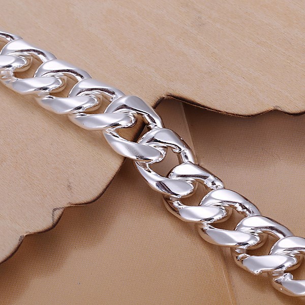 925スターリングシルバーの幾何学的なネックレス,男性,チャ - 925 Sterling Silver Chain Necklace Men のレビューと価格