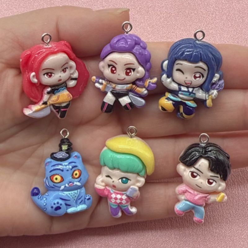 10個入り樹脂製漫画ペンダント、DIYジュエリー製作イヤリン - Earrings のレビューと価格
