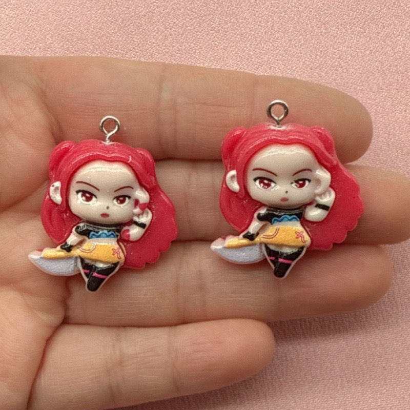 10個入り樹脂製漫画ペンダント、DIYジュエリー製作イヤリン - Earrings のレビューと価格