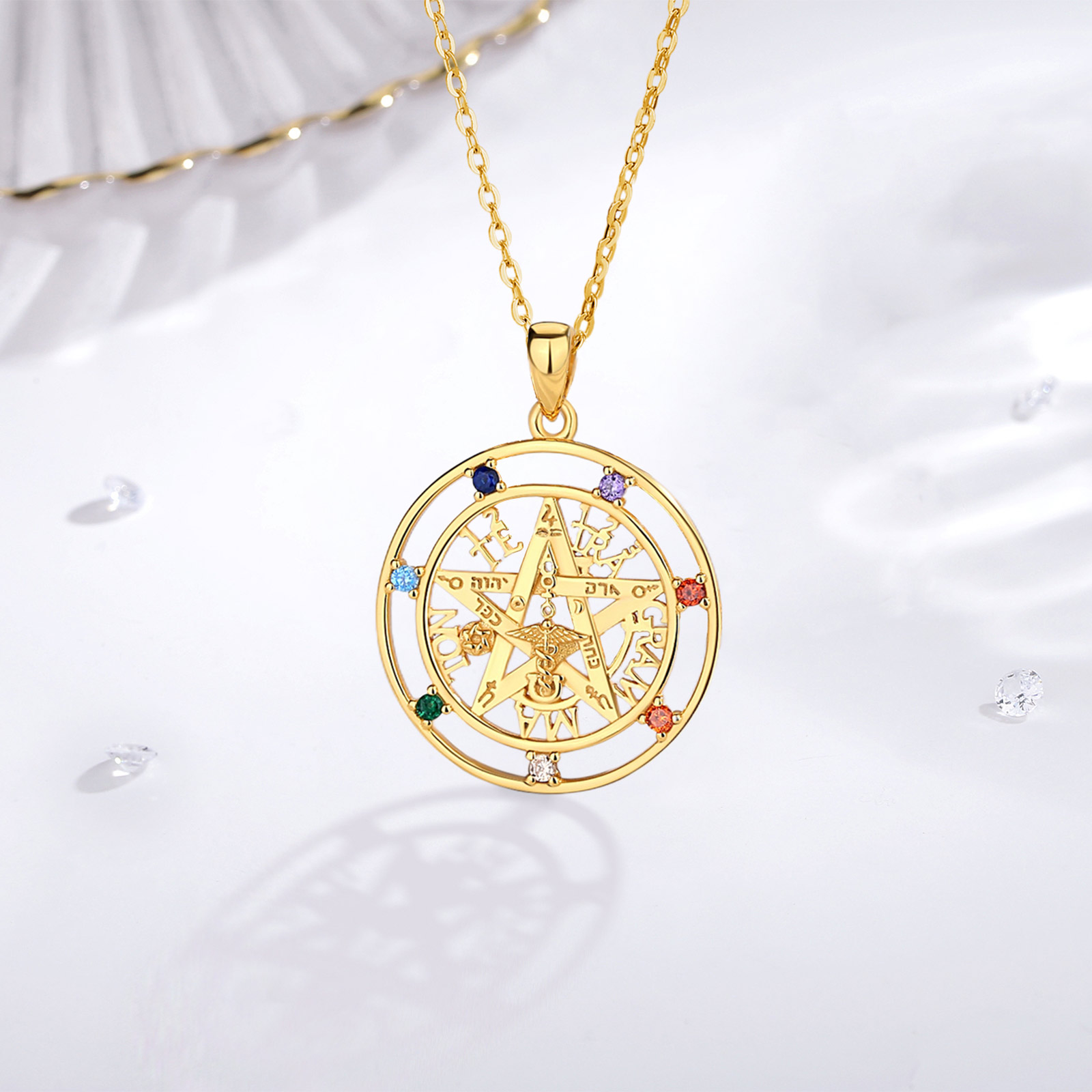 Eudora 925-女性用スターリングシルバーの五芒星ネッ - 925 Sterling Silver Chain Necklace Men のレビューと価格