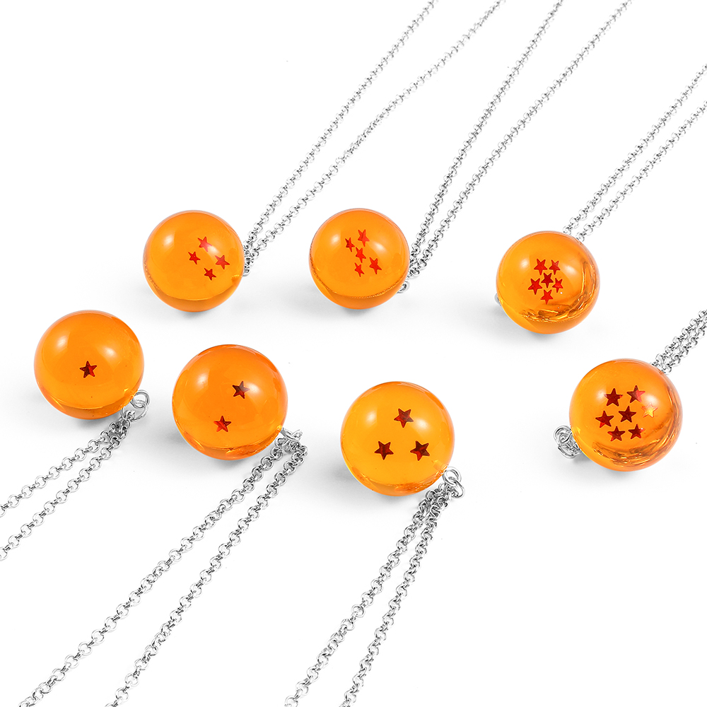 ドラゴンボールシリーズネックレスチャーム 1-7 スターコス - Anime Pendant Necklace のレビューと価格