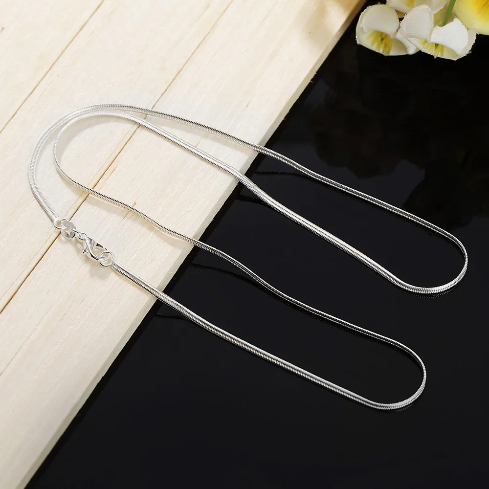 男性と女性のための925スターリングシルバーのネックレス,ス - 925 Sterling Silver Chain Necklace Men のレビューと価格