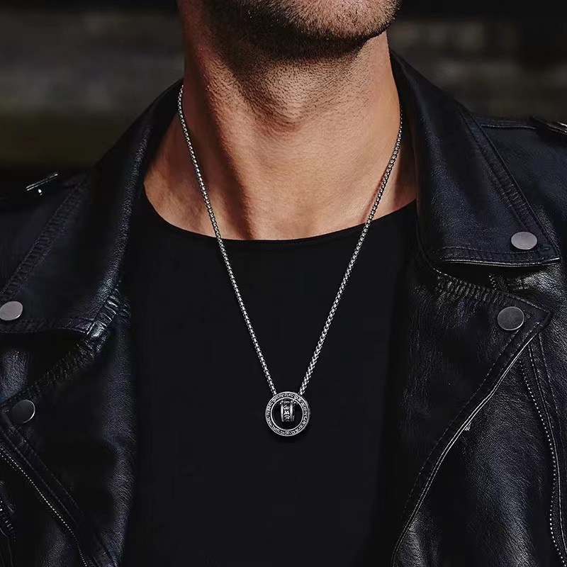 925 スターリングシルバーネックレスペンダントヴィンテージ - 925 Sterling Silver Chain Necklace Men のレビューと価格
