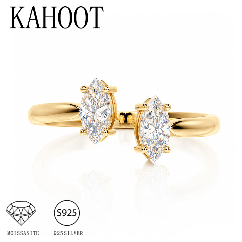 1カラットのモアサナイトをあしらった調整可能な開口部付きの9 - Moissanite Engagement Ring 1 Carat のレビューと価格