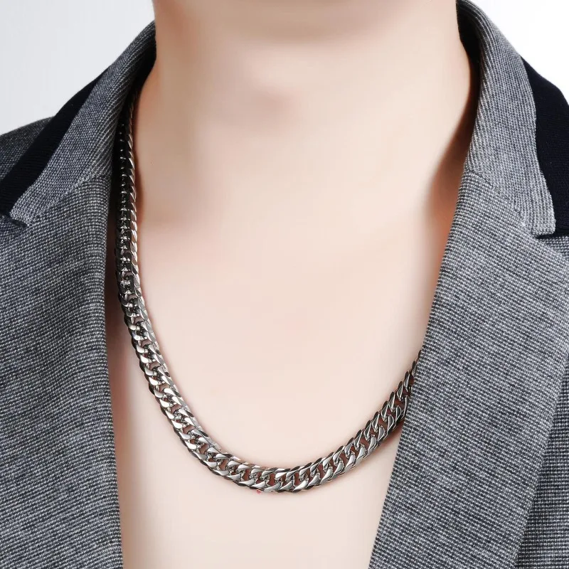 925 スターリングシルバー 45-60 センチメートル 1 - Cuban Link Chain 12Mm のレビューと価格