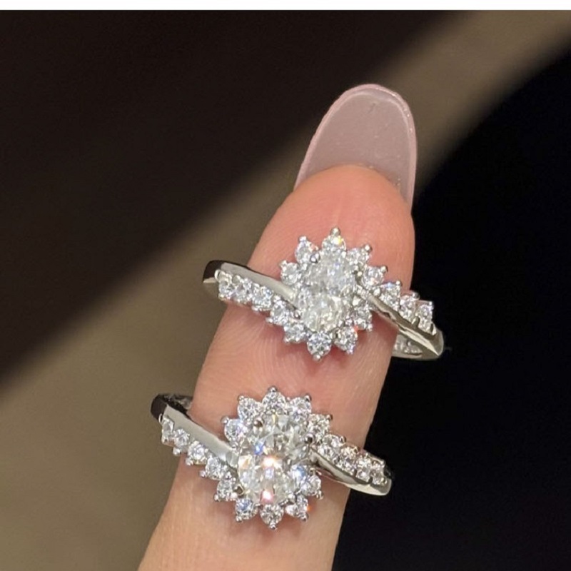 Apaison 高級 0.5ct & 1 カラット モアッサ - Moissanite Engagement Ring 1 Carat のレビューと価格