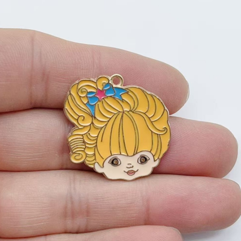 10 個かわいい女の子エナメルメタルジュエリーイチゴレインボ - Earrings のレビューと価格